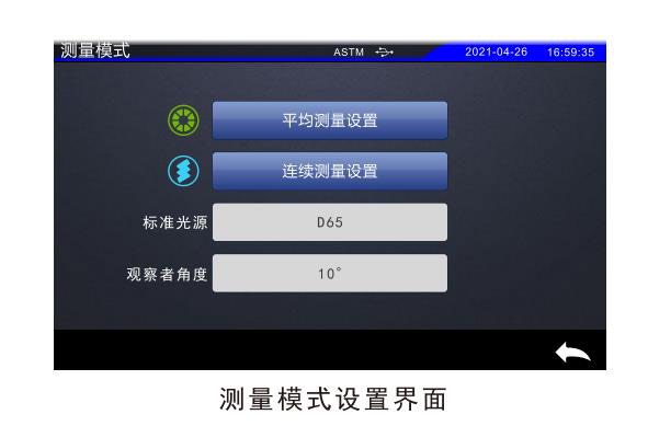 測(cè)量模式設(shè)置界面01